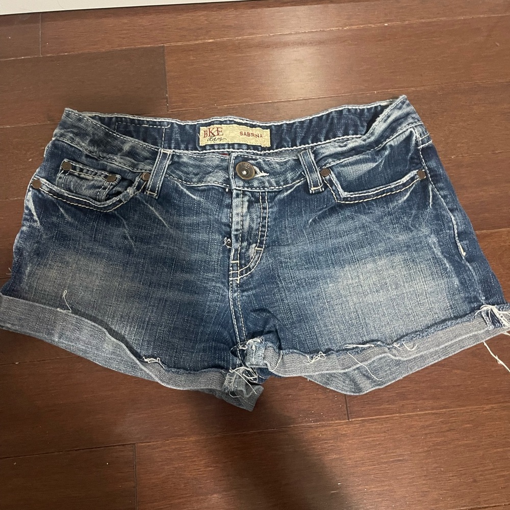 BKE denim shorts